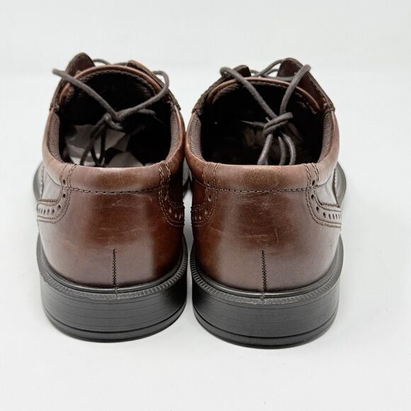 Ecco Brogue Wingtip Derby Shoes Mens 10 - 10.5 EU 44 Brown Leather Lace Up main image 5